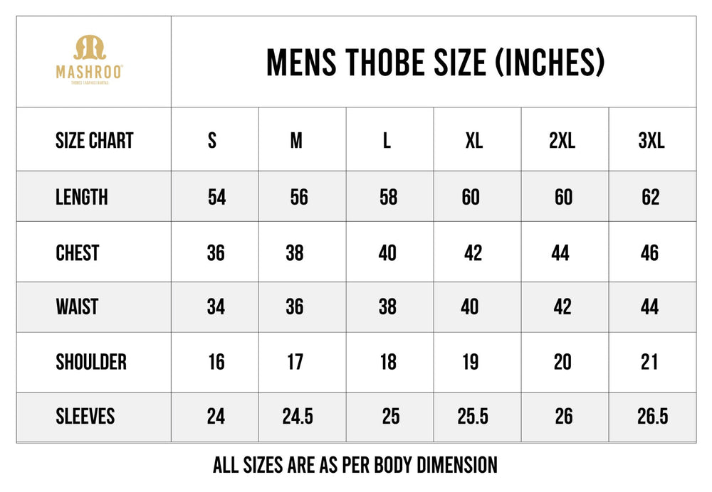 Unicus Thobe Black 2.0 for Men
