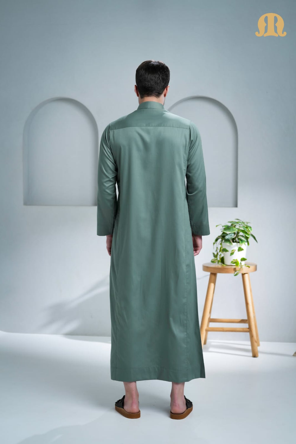 Kurvig Saudi Thobe Green 2.0 for Men