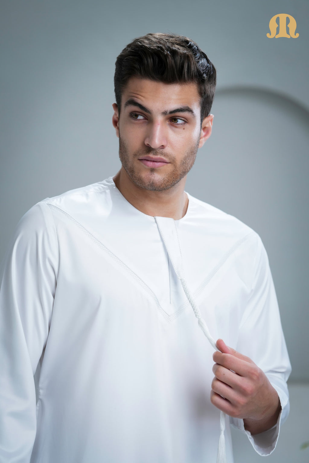 Boufal Emirati Thobe White 2.0 for Men