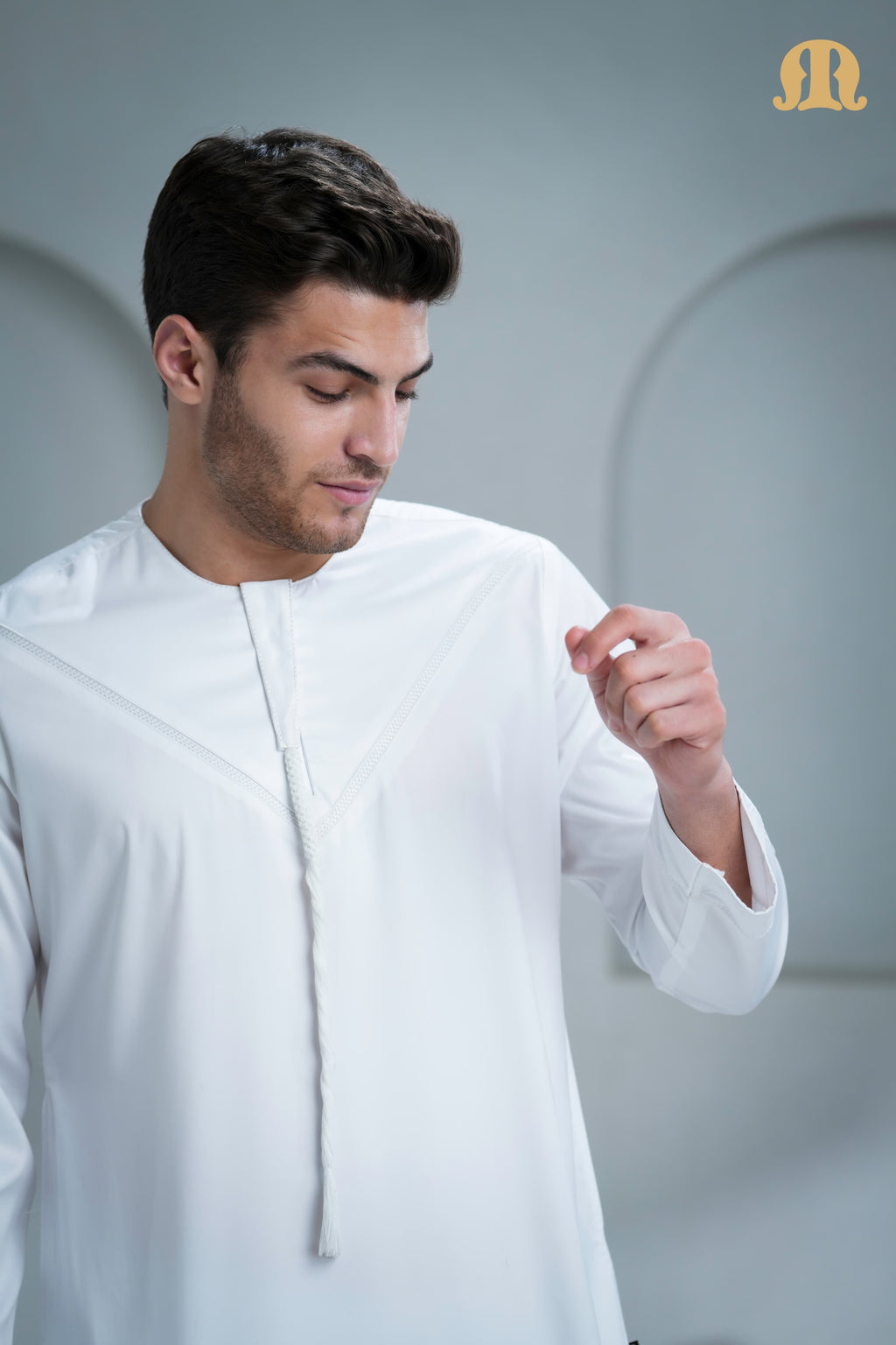 Boufal Emirati Thobe White 2.0 for Men