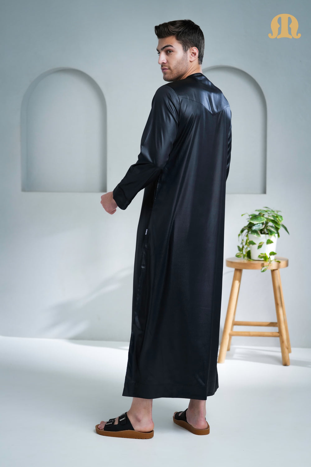 Boufal Emirati Thobe Black 2.0 for Men
