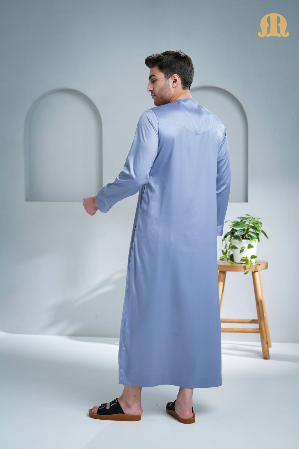 Boufal Emirati  Thobe L Grey 2.0 for Men