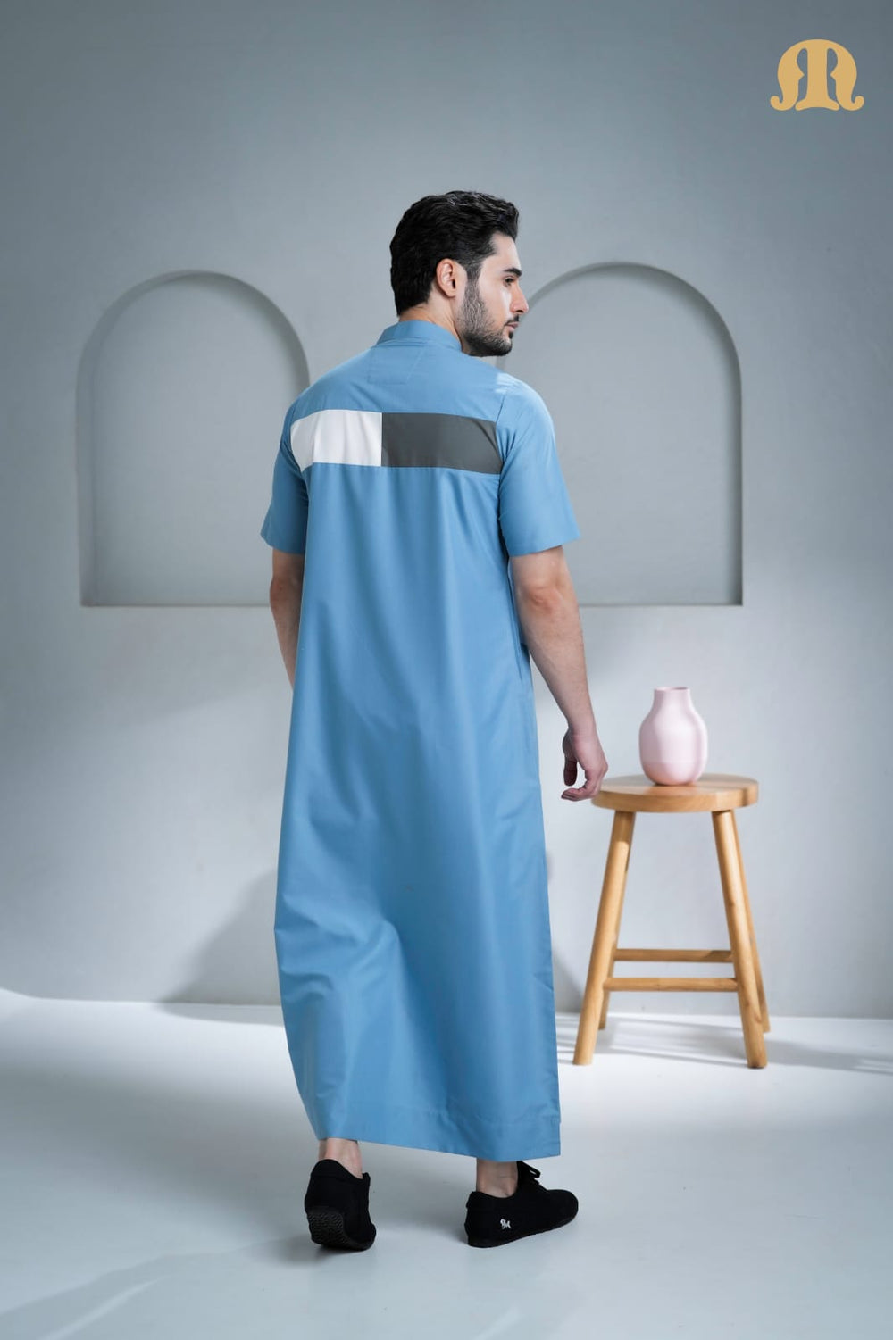 Kostas Half Sleeve Powder Blue for Men