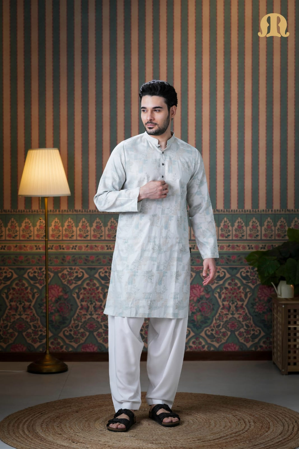Festijo Pathani Cream for Men