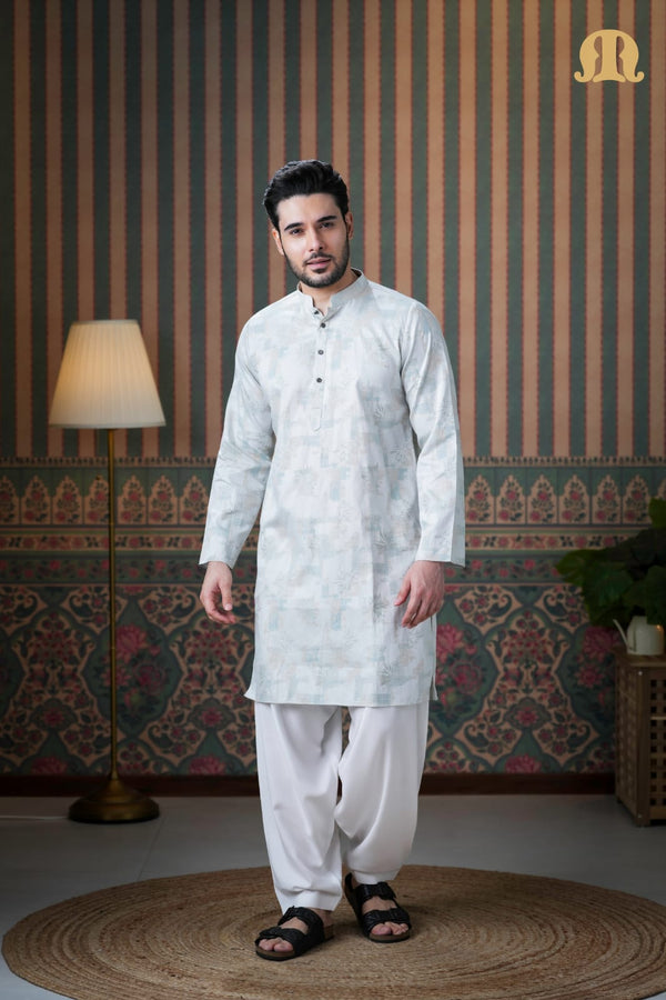 Festijo Pathani Cream for Men