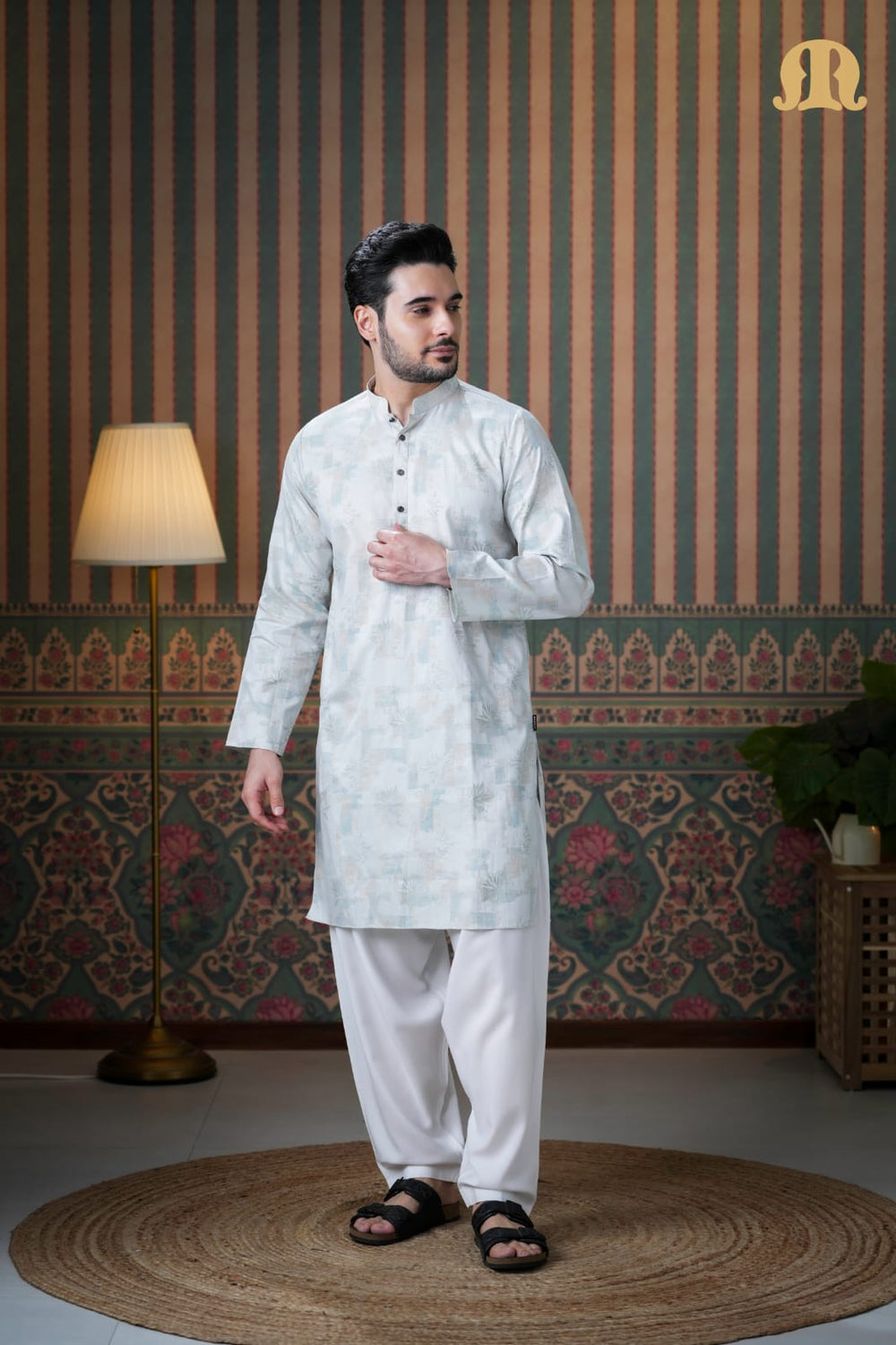 Festijo Pathani Cream for Men