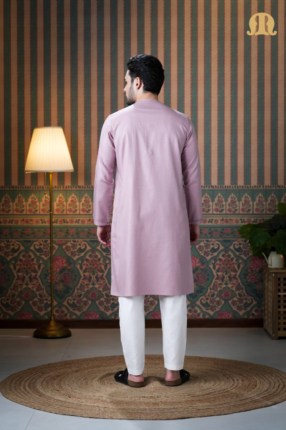 Emrati Kurta Set Pink for Men