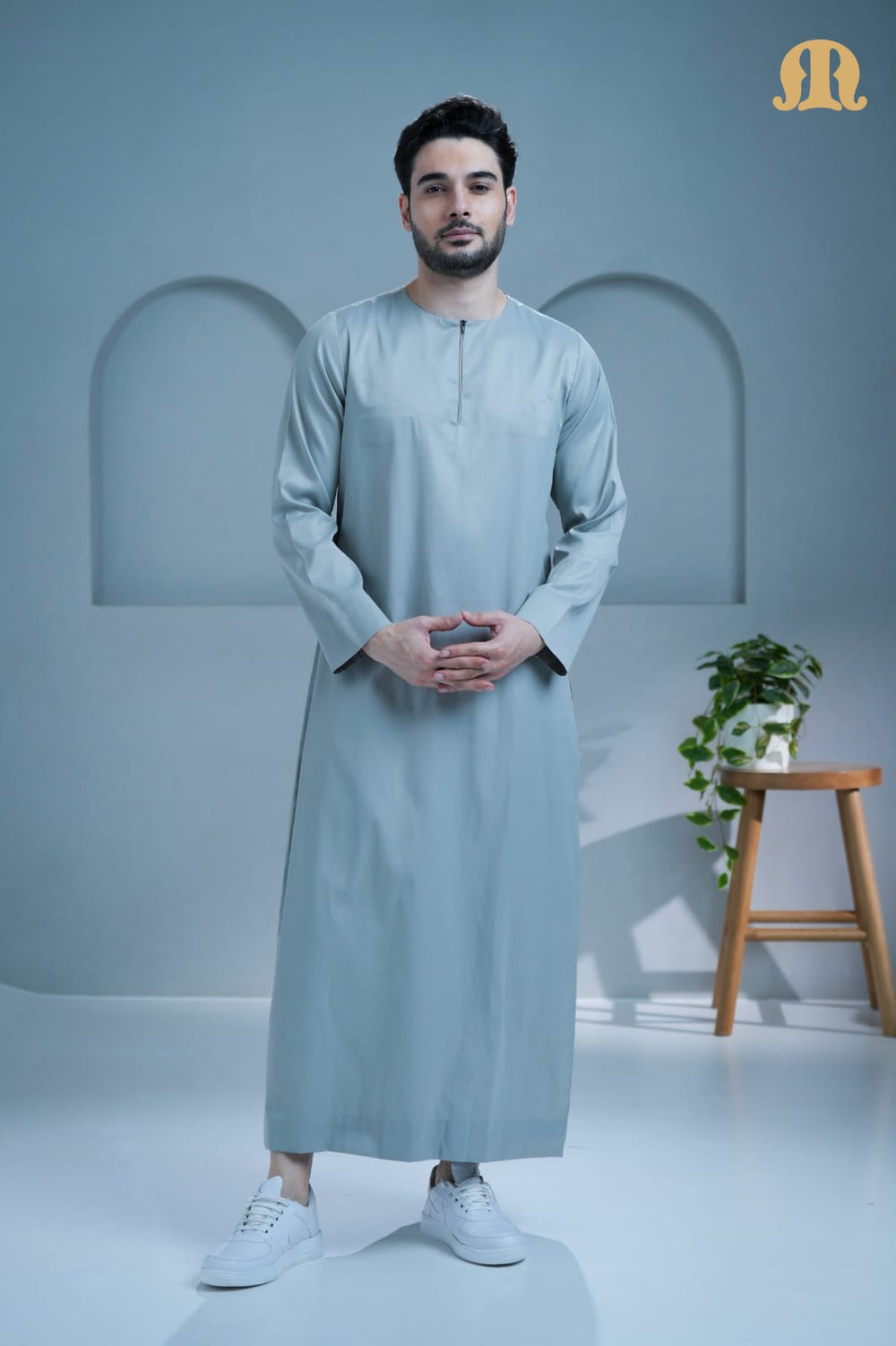 Mashroo Classics Omani Thobe L Grey