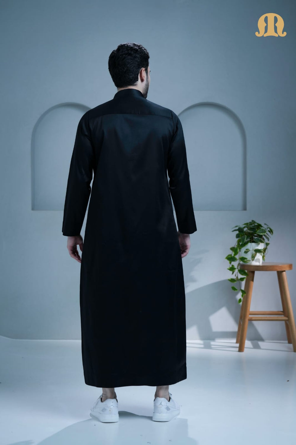 Mashroo Classics Saudi Thobe Black