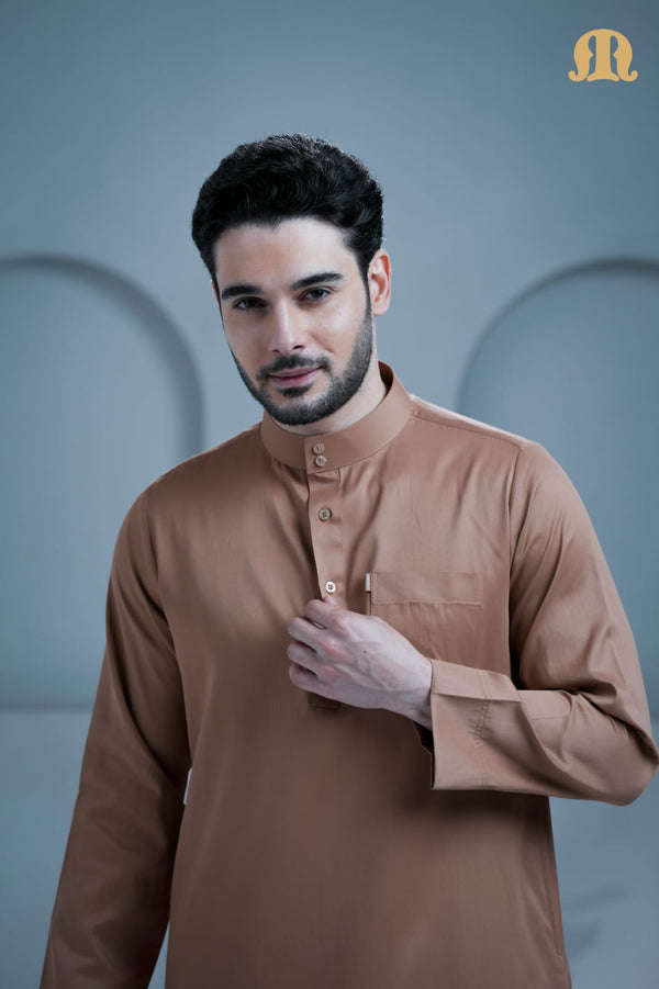 Mashroo Classics Saudi Thobe Brown