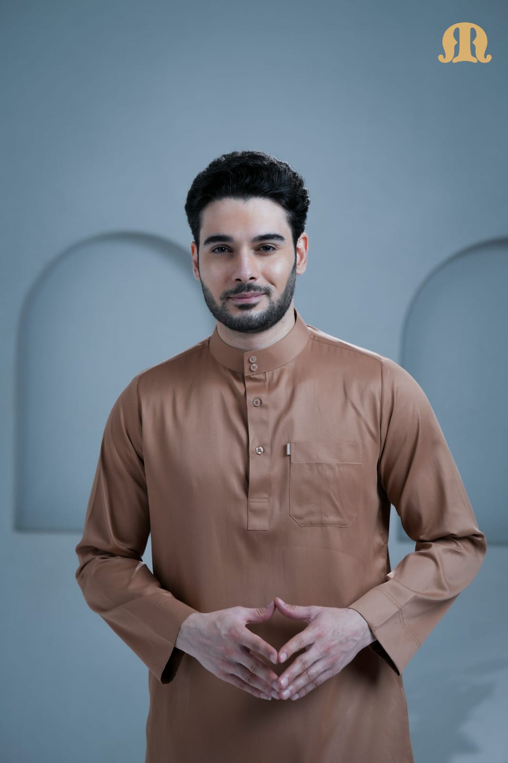 Mashroo Classics Saudi Thobe Brown
