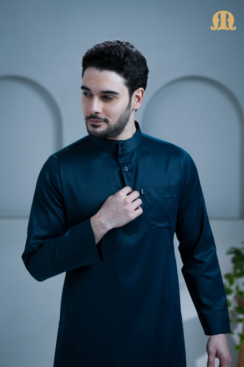 Mashroo Classics Saudi Thobe Green