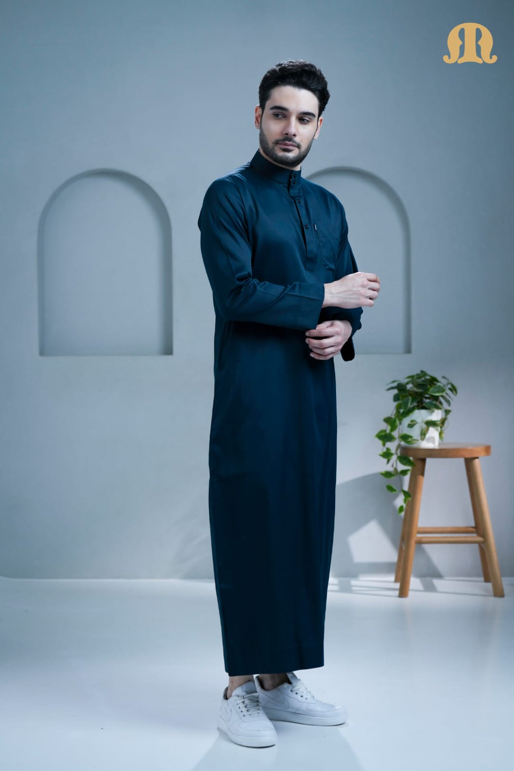 Mashroo Classics Saudi Thobe Green