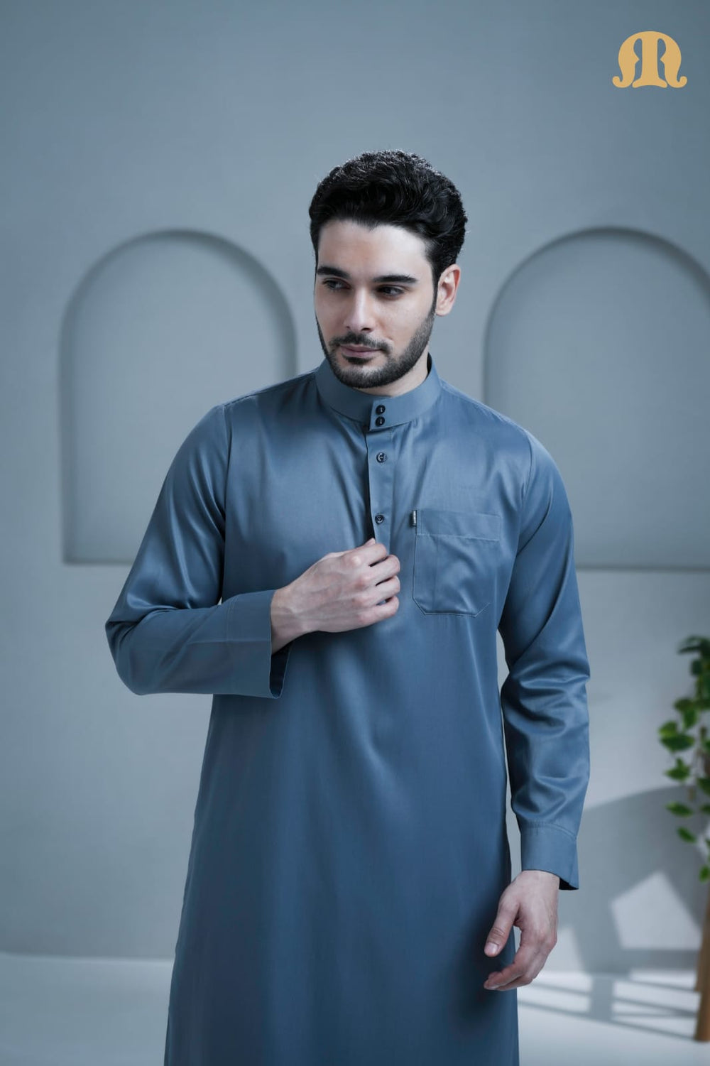 Mashroo Classics Saudi Thobe D Grey