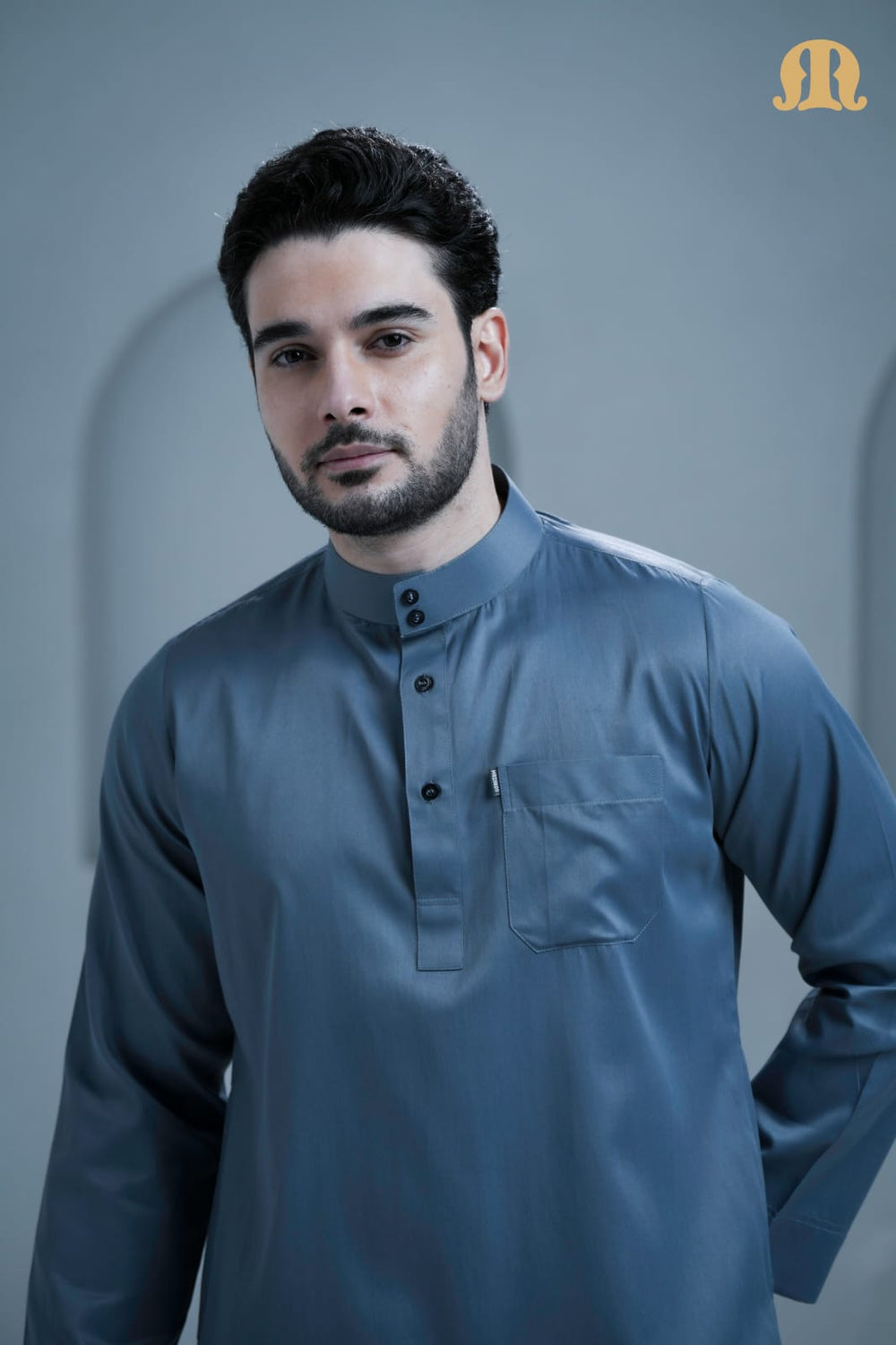 Mashroo Classics Saudi Thobe D Grey