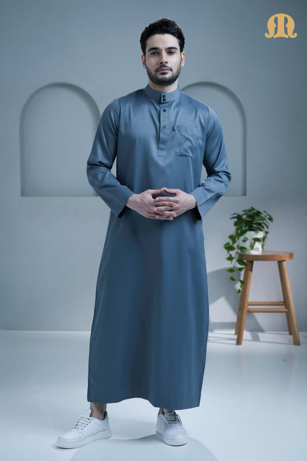 Mashroo Classics Saudi Thobe D Grey
