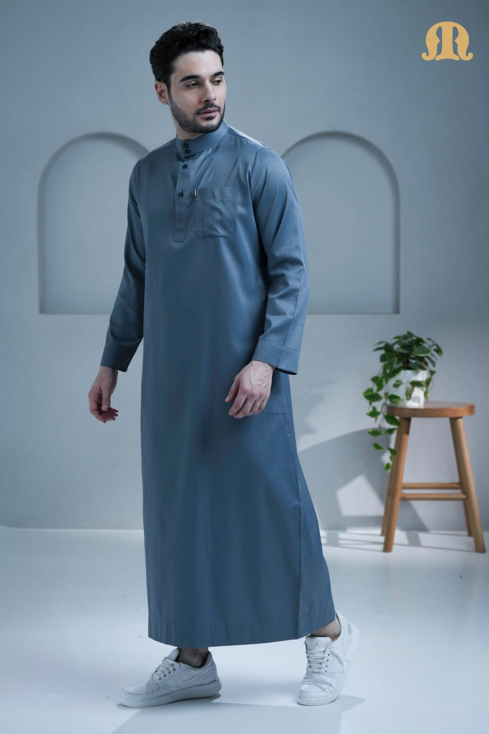 Mashroo Classics Saudi Thobe D Grey