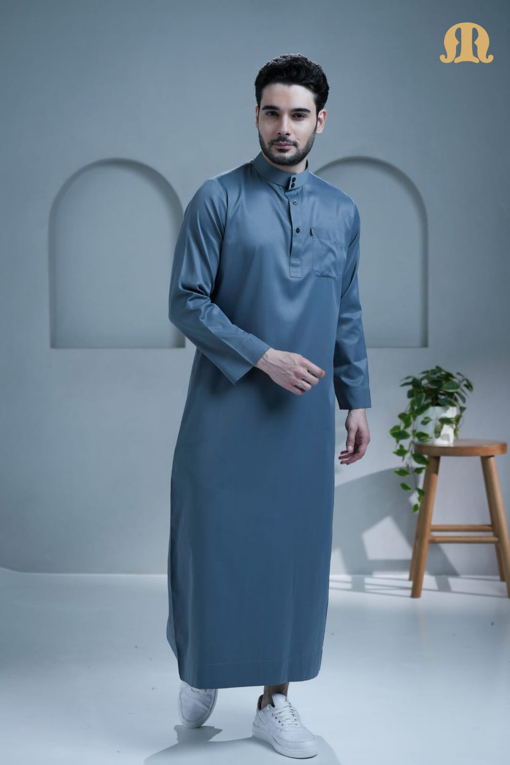 Mashroo Classics Saudi Thobe D Grey