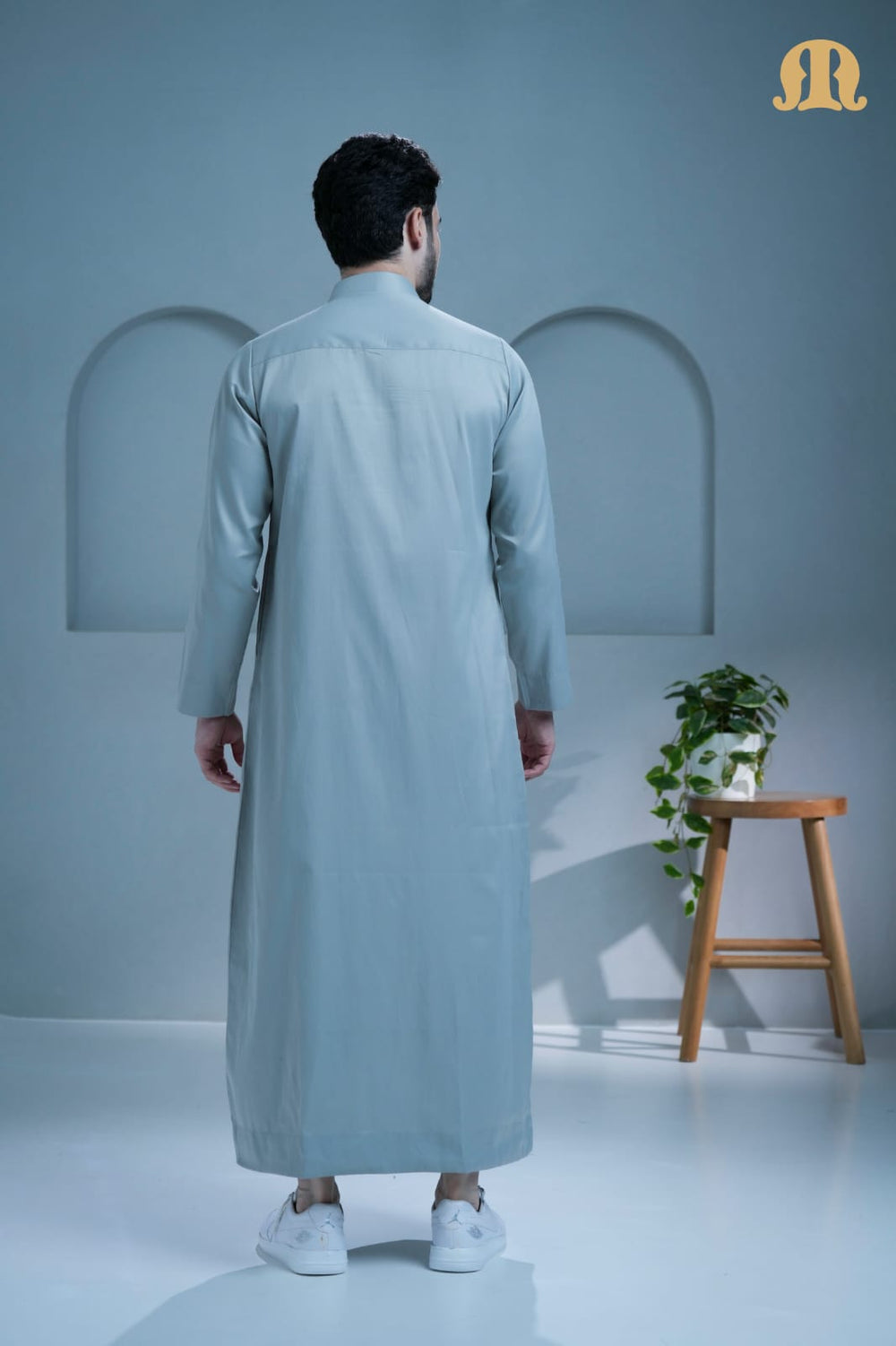 Mashroo Classics Saudi Thobe L Grey