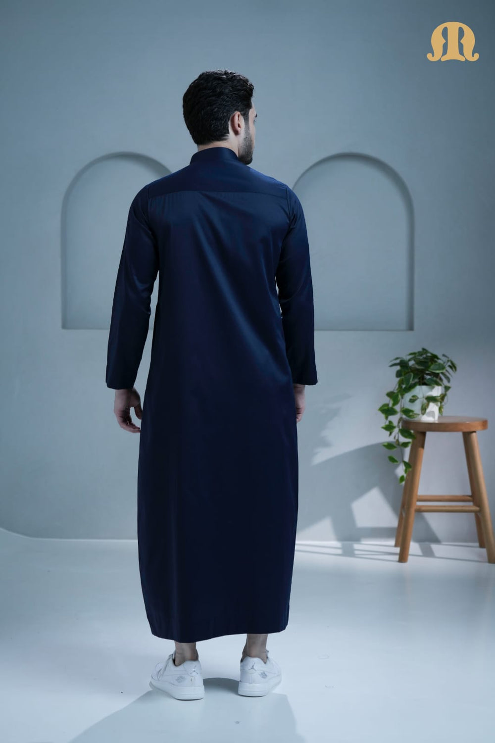 Mashroo Classics Saudi Thobe Navy