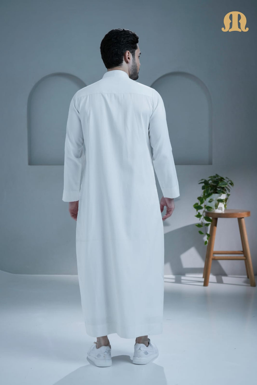 Mashroo Classics Saudi Thobe White