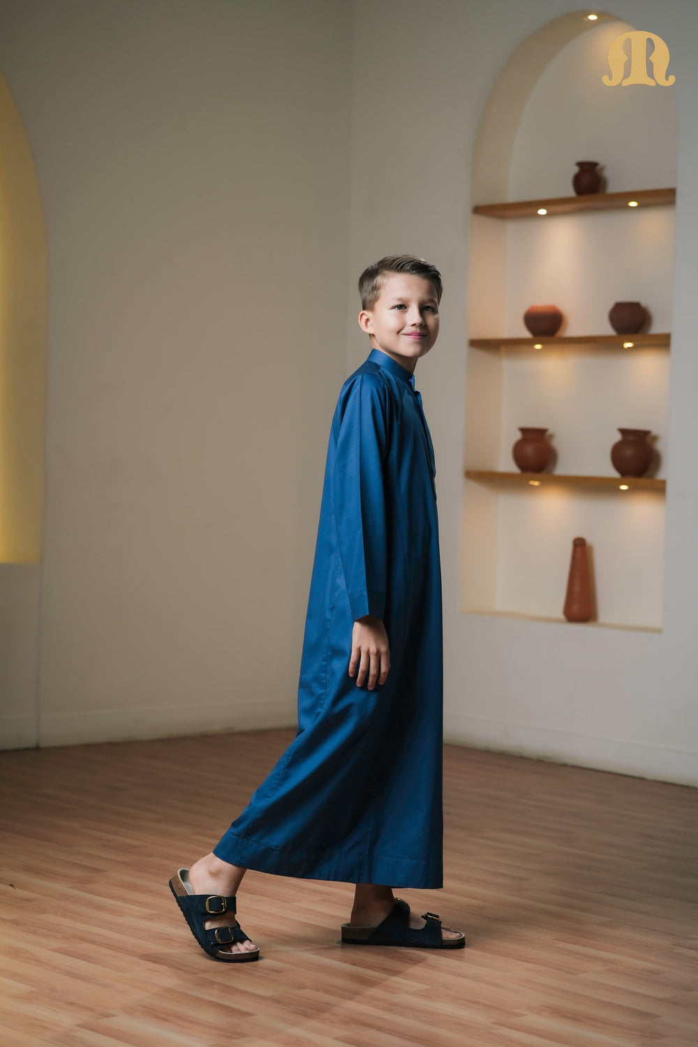 Kurvig Saudi 2.0 Blue Thobe Boys