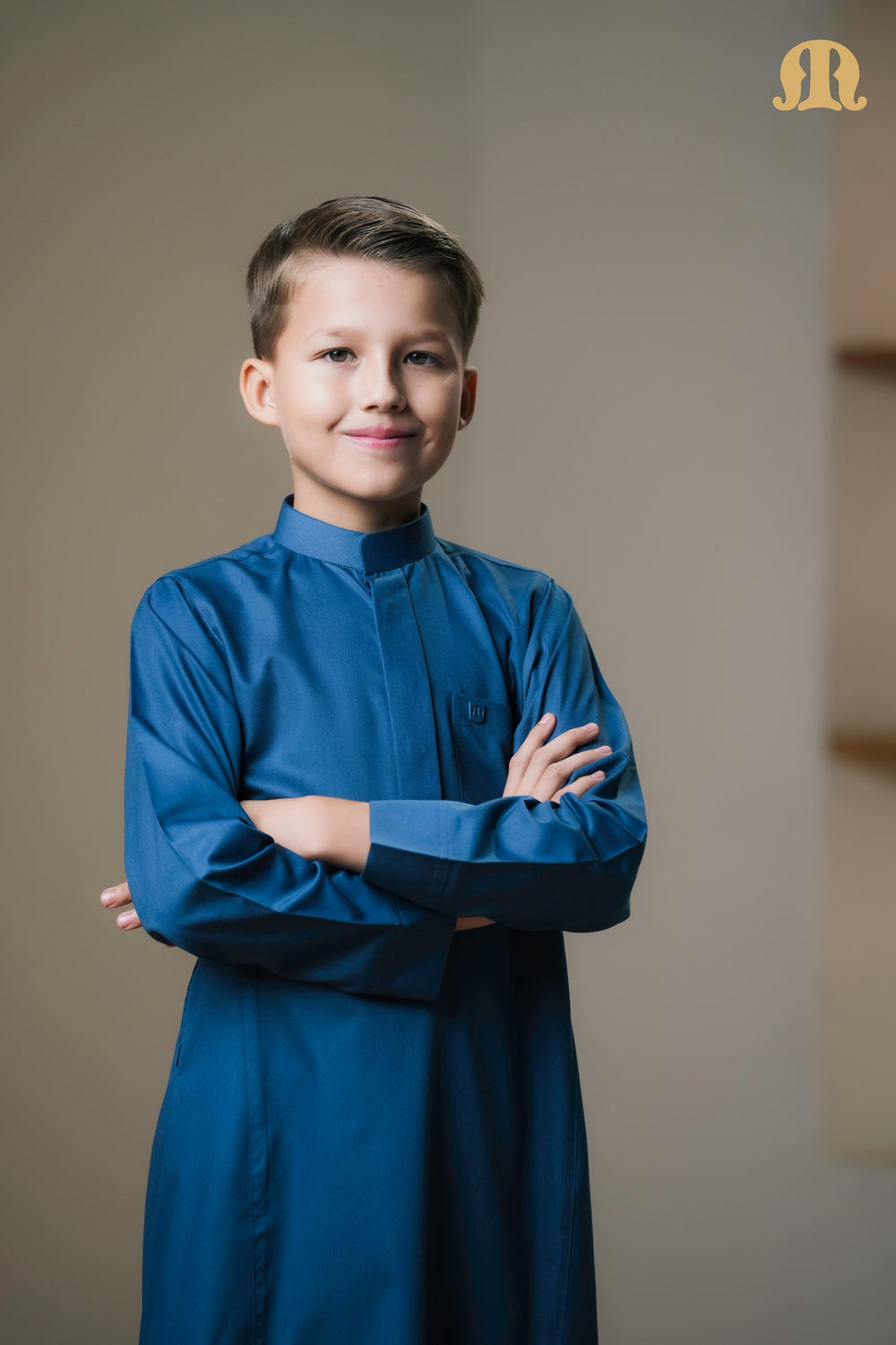 Kurvig Saudi 2.0 Blue Thobe Boys