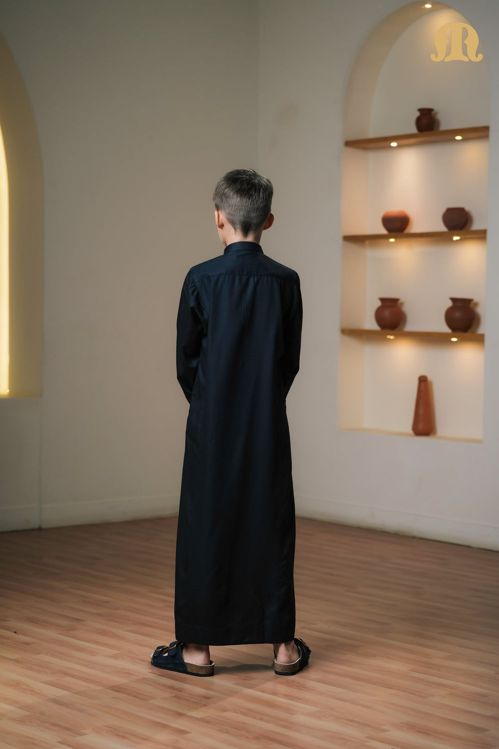 Kurvig Saudi 2.0 Black Thobe Boys