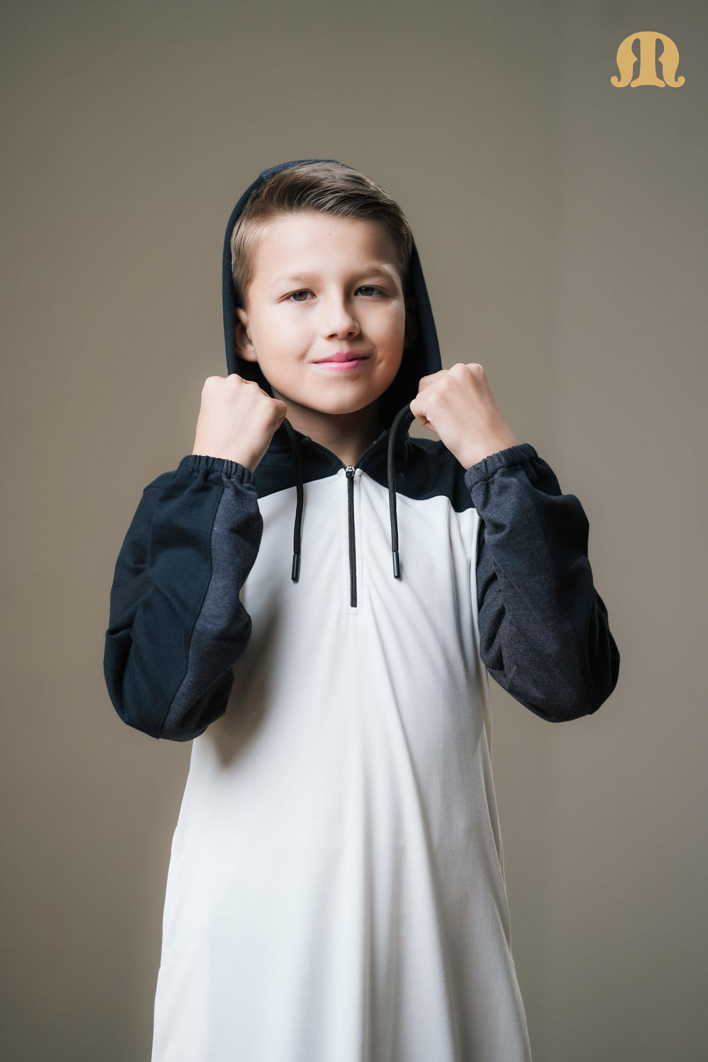 Gymnos Hoody Knitted Thobe Boys