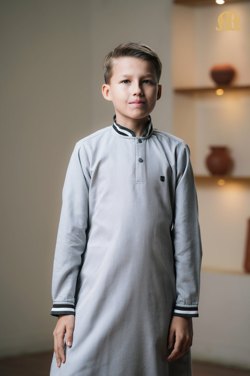 Grey Wenig Thobe Kids