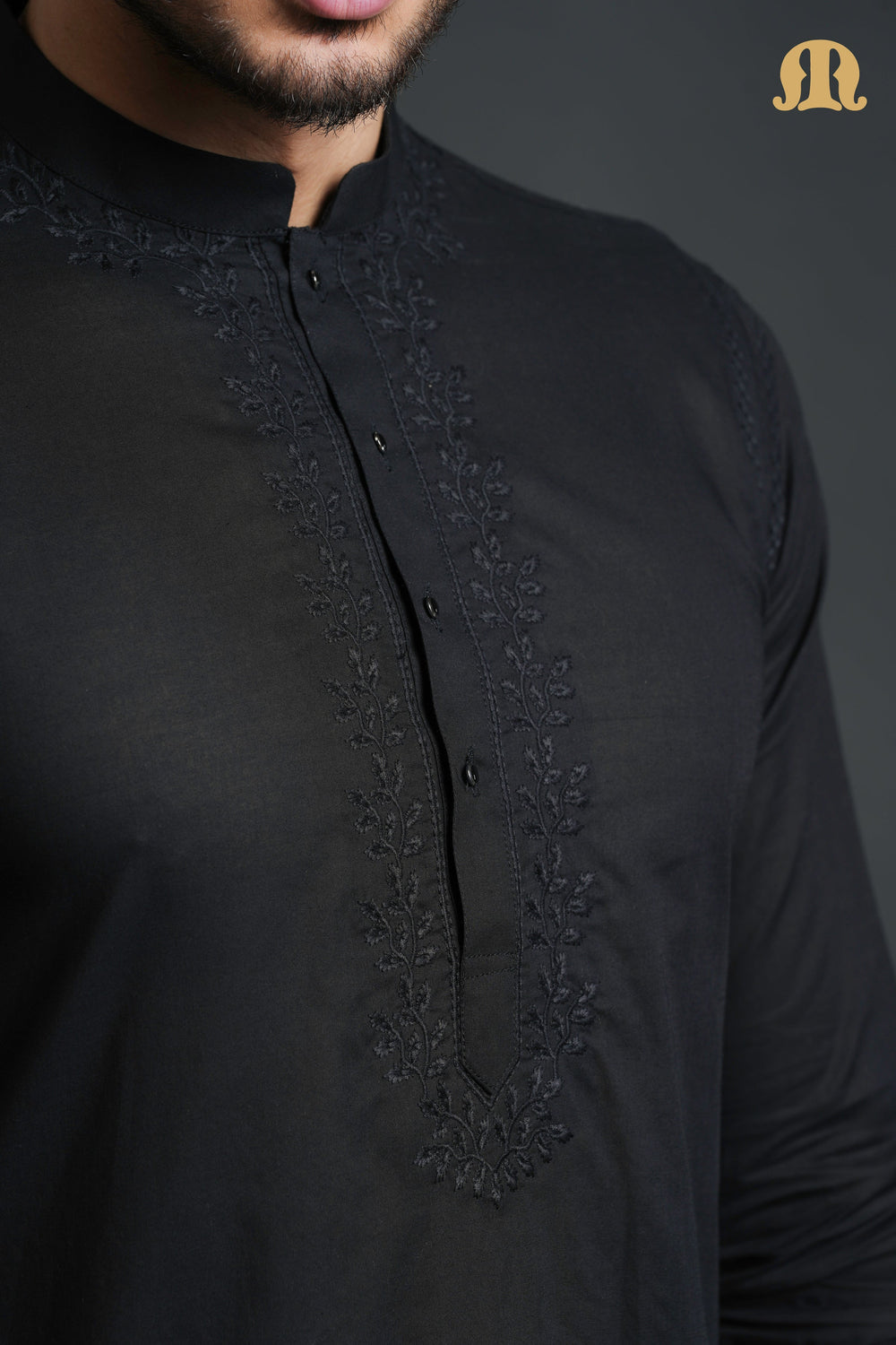 Sukuti Black Kurta Set Men