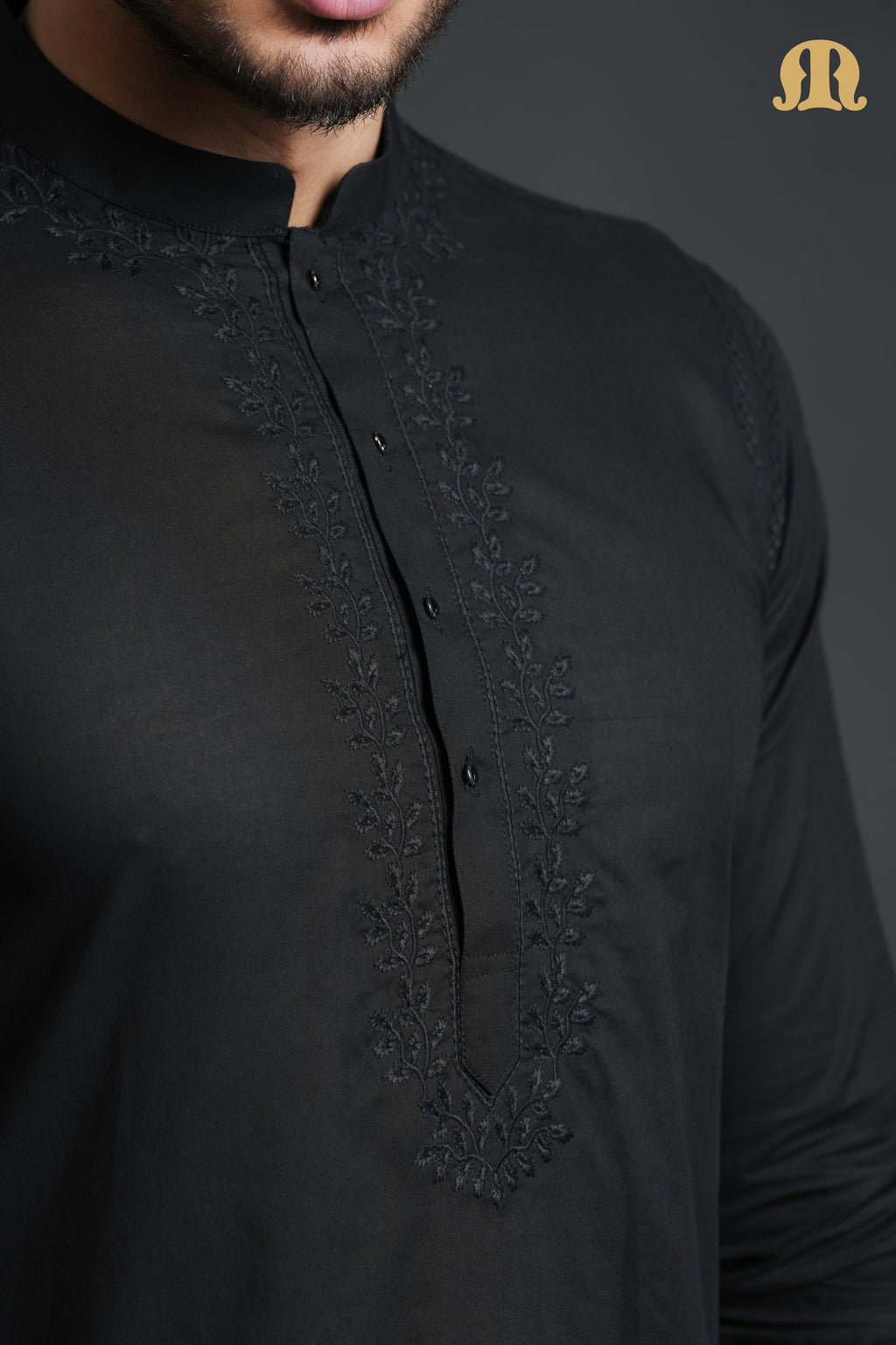 Sukuti Black Kurta Set Men