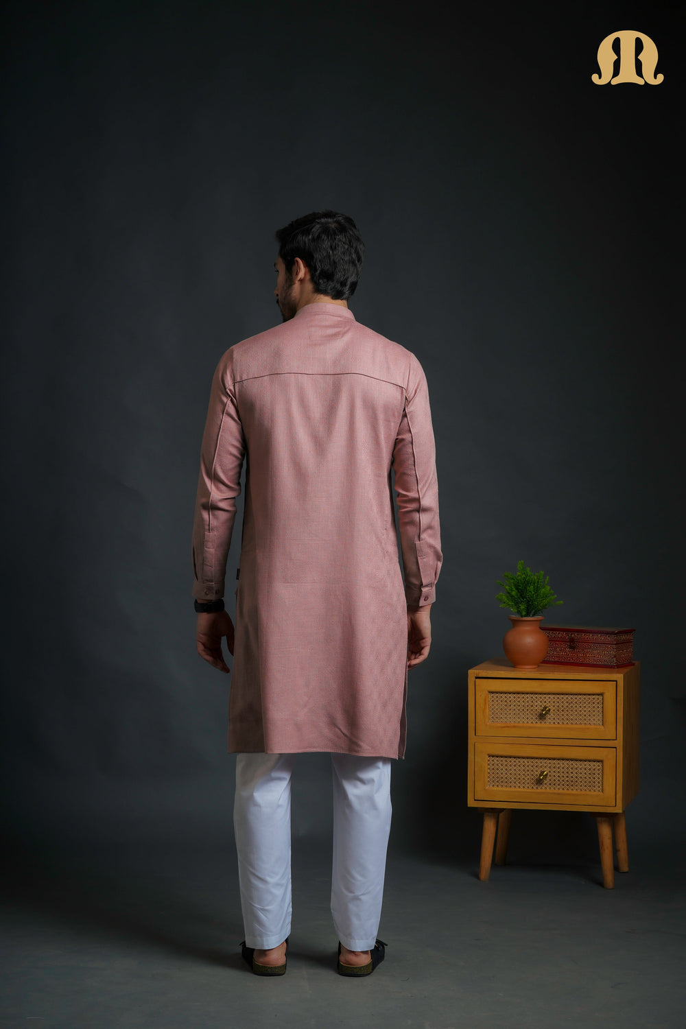 Sifir Pink Kurta Set Men