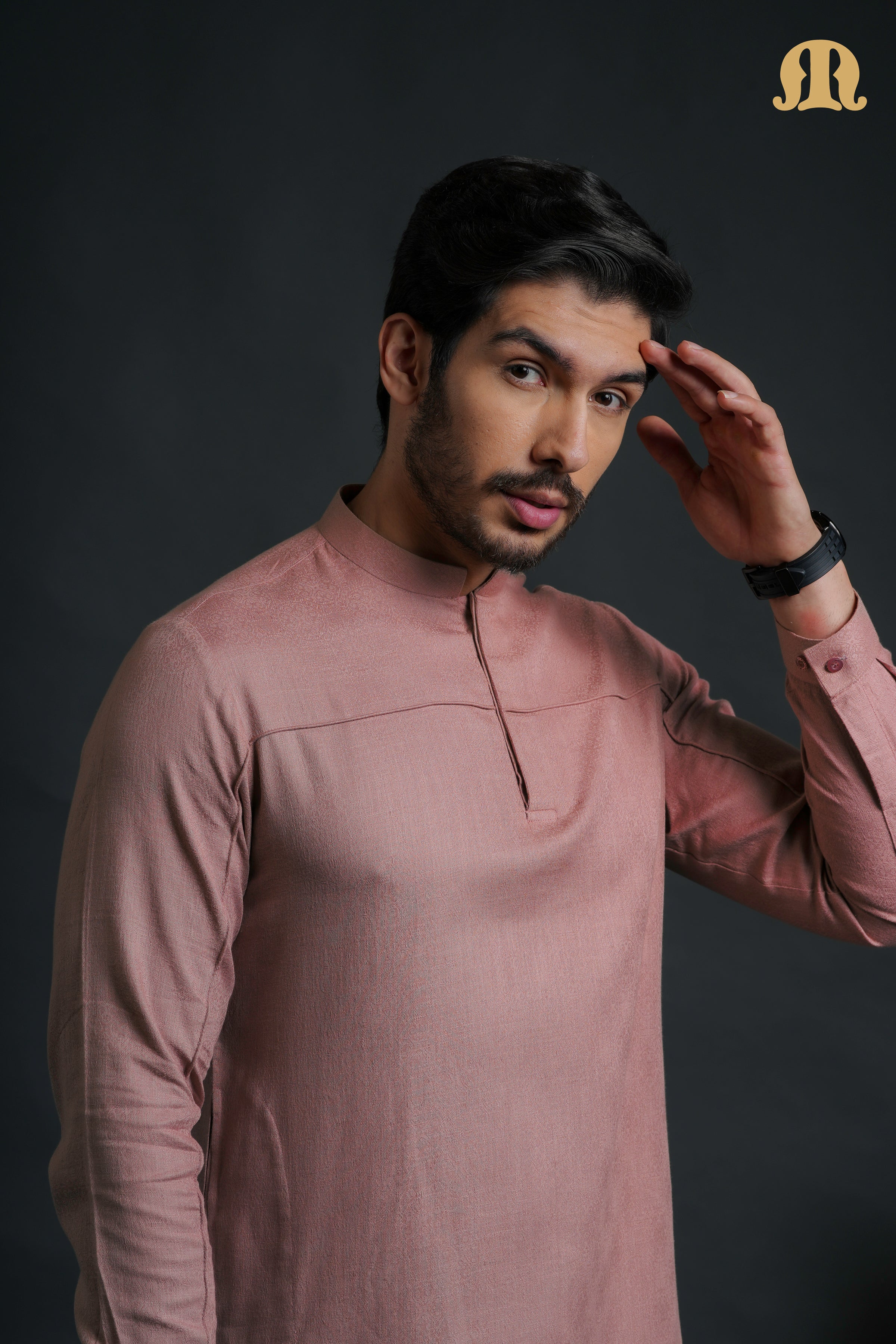 Sifir Pink Kurta Set Men