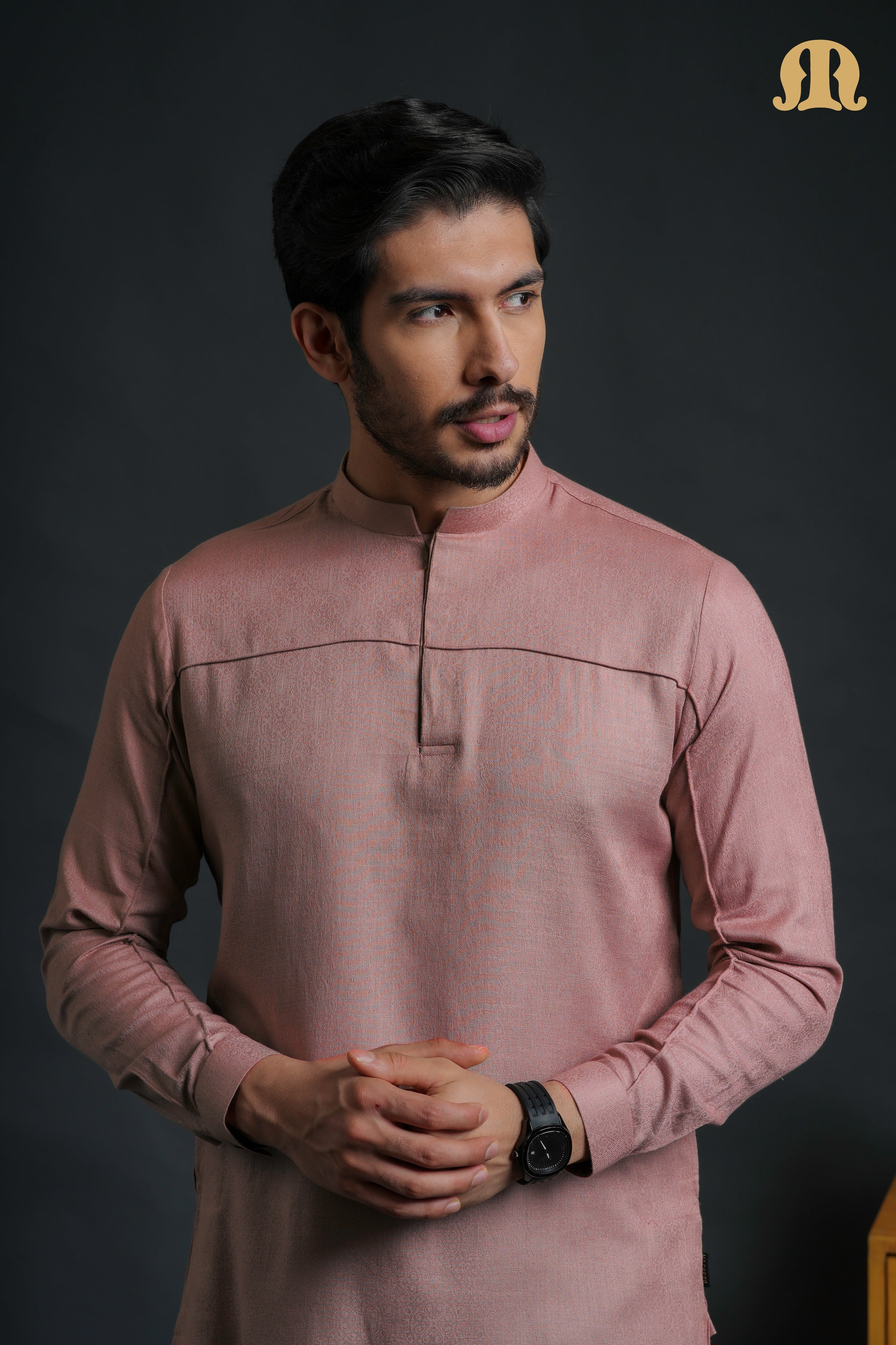 Sifir Pink Kurta Set Men