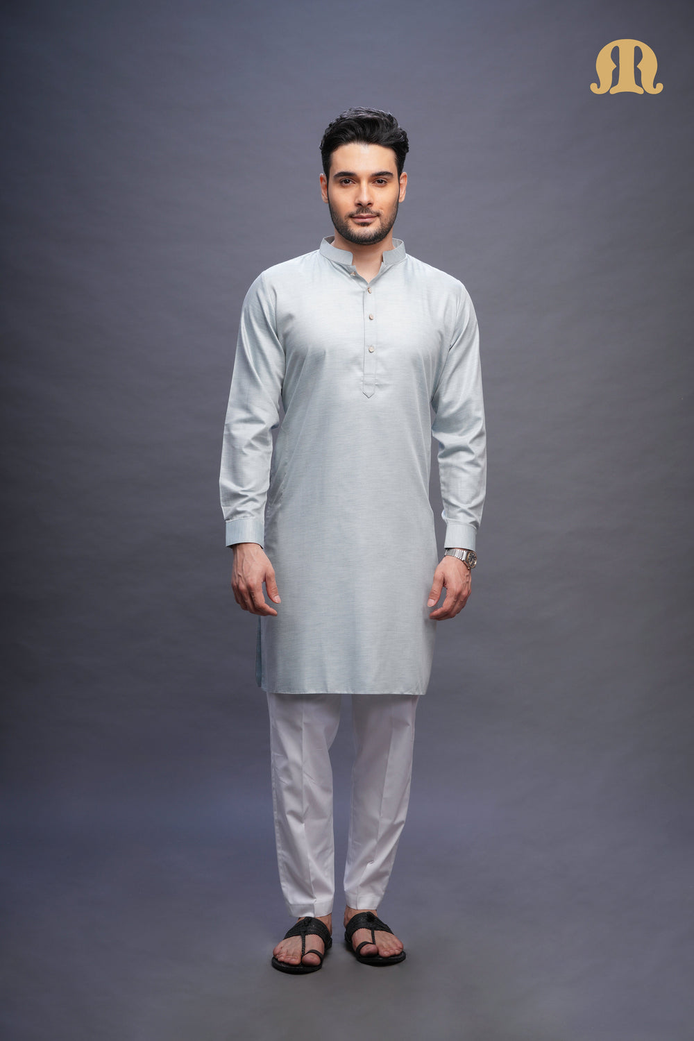 Yatay Kurta Green Set Men