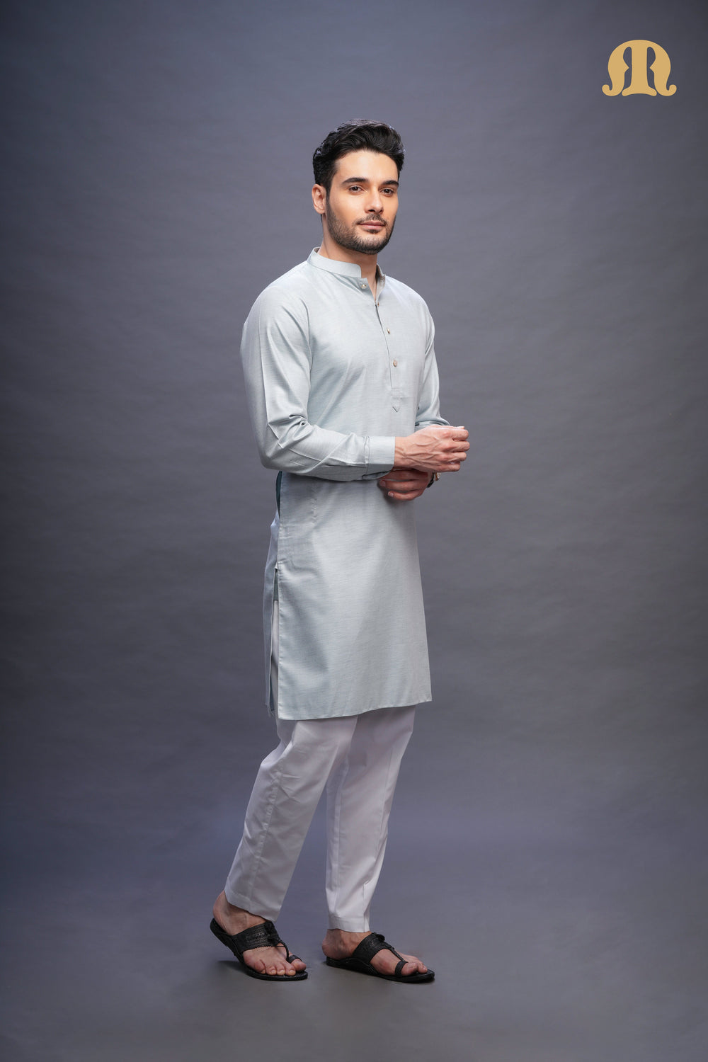 Yatay Kurta Green Set Men