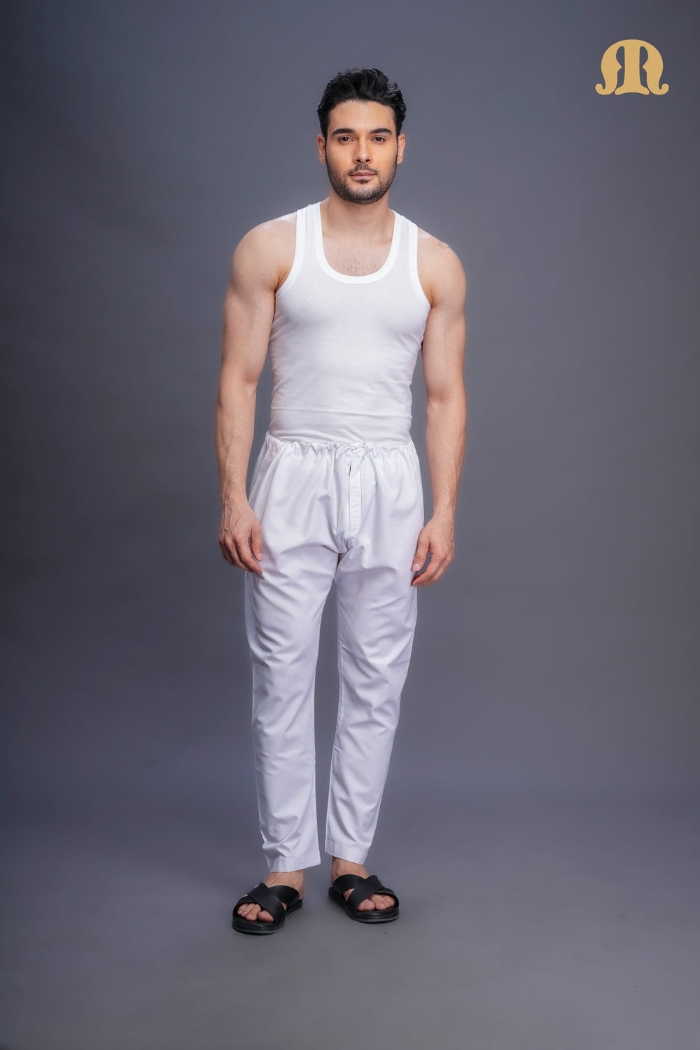 Aligari Pajama White Men