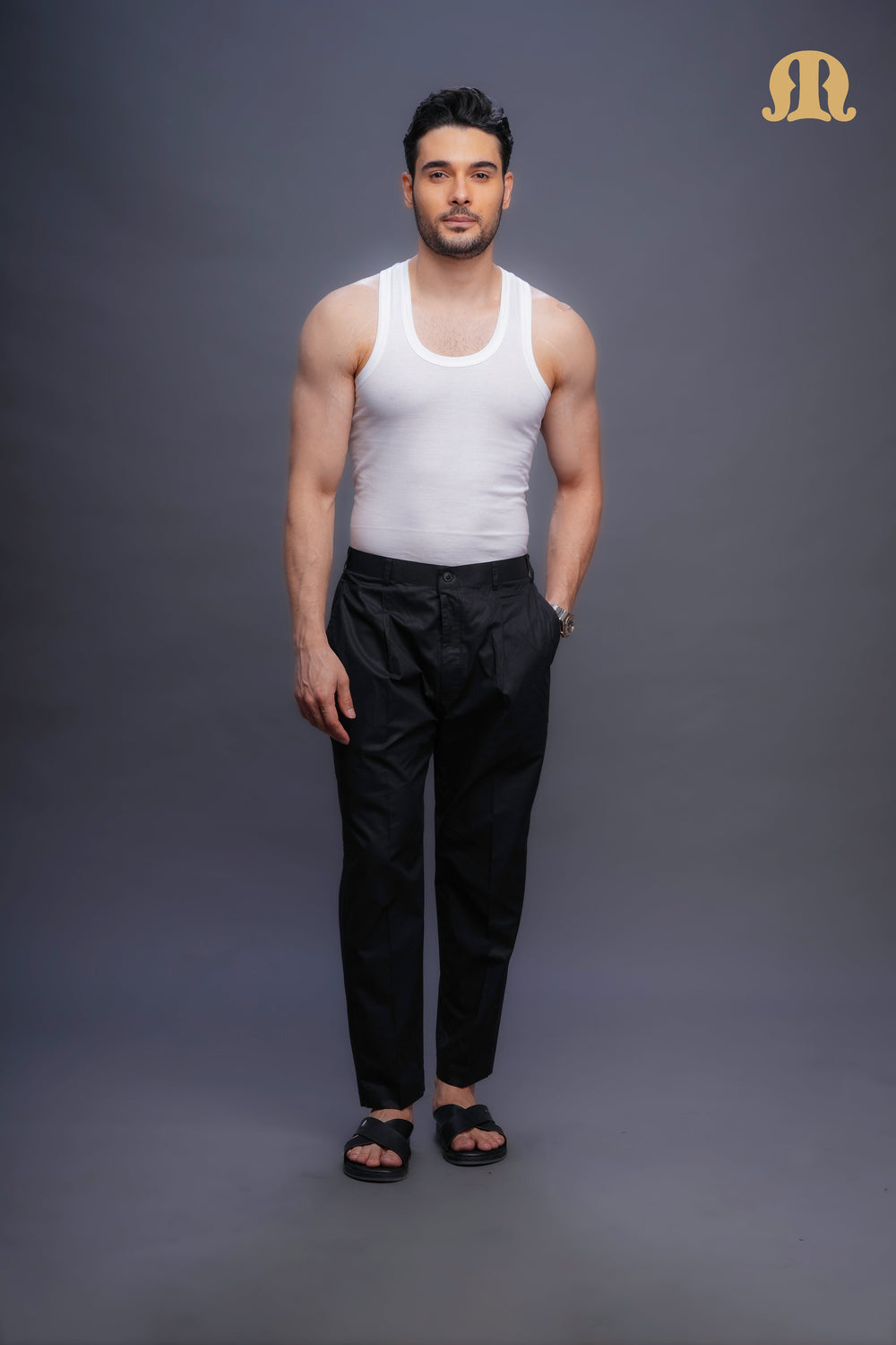 Kurta Pant Black Men