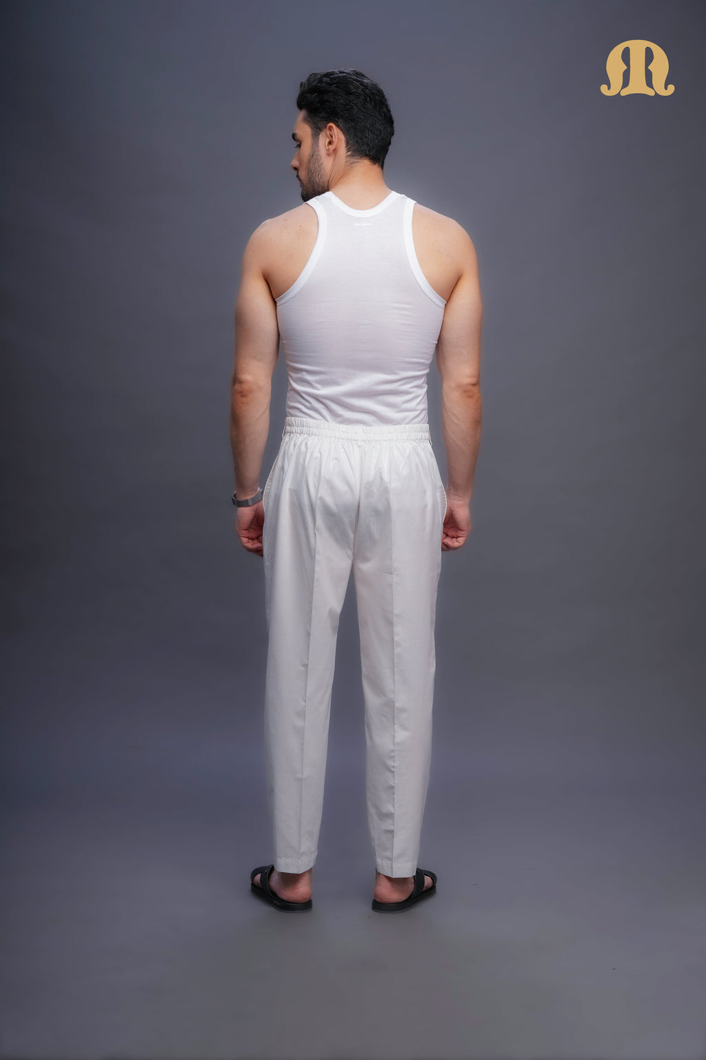 Kurta Pant Cream Men