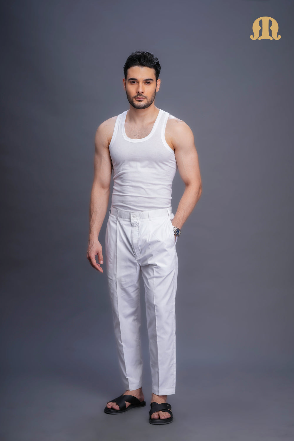 Kurta Pant White Men