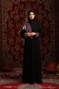Asymmetric Embellished Abaya