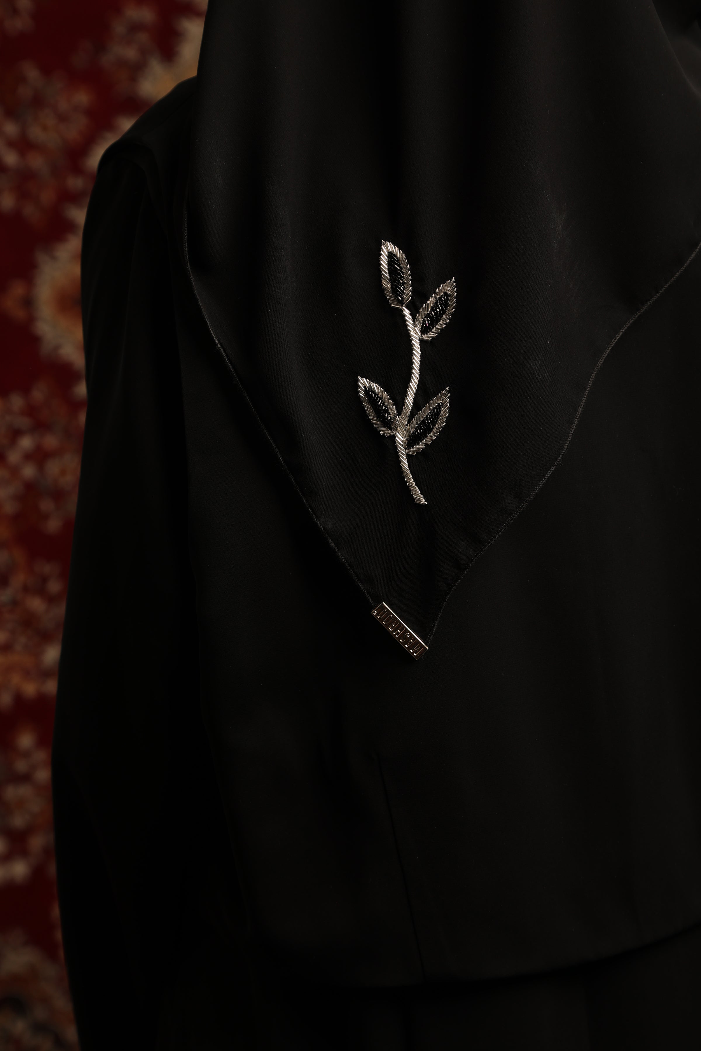 Embellished Short Jacket Abaya