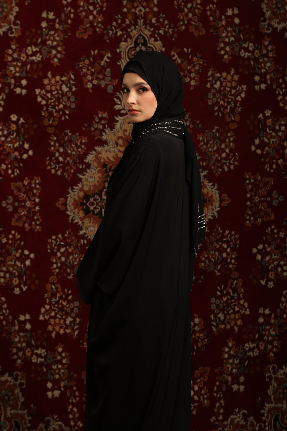 Embellished Statement Bodice Abaya
