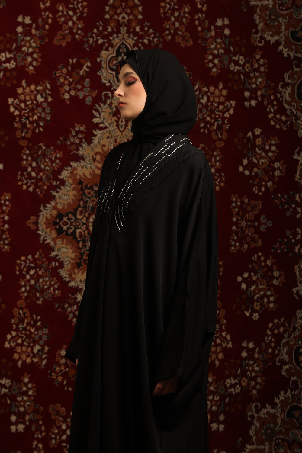Embellished Statement Bodice Abaya
