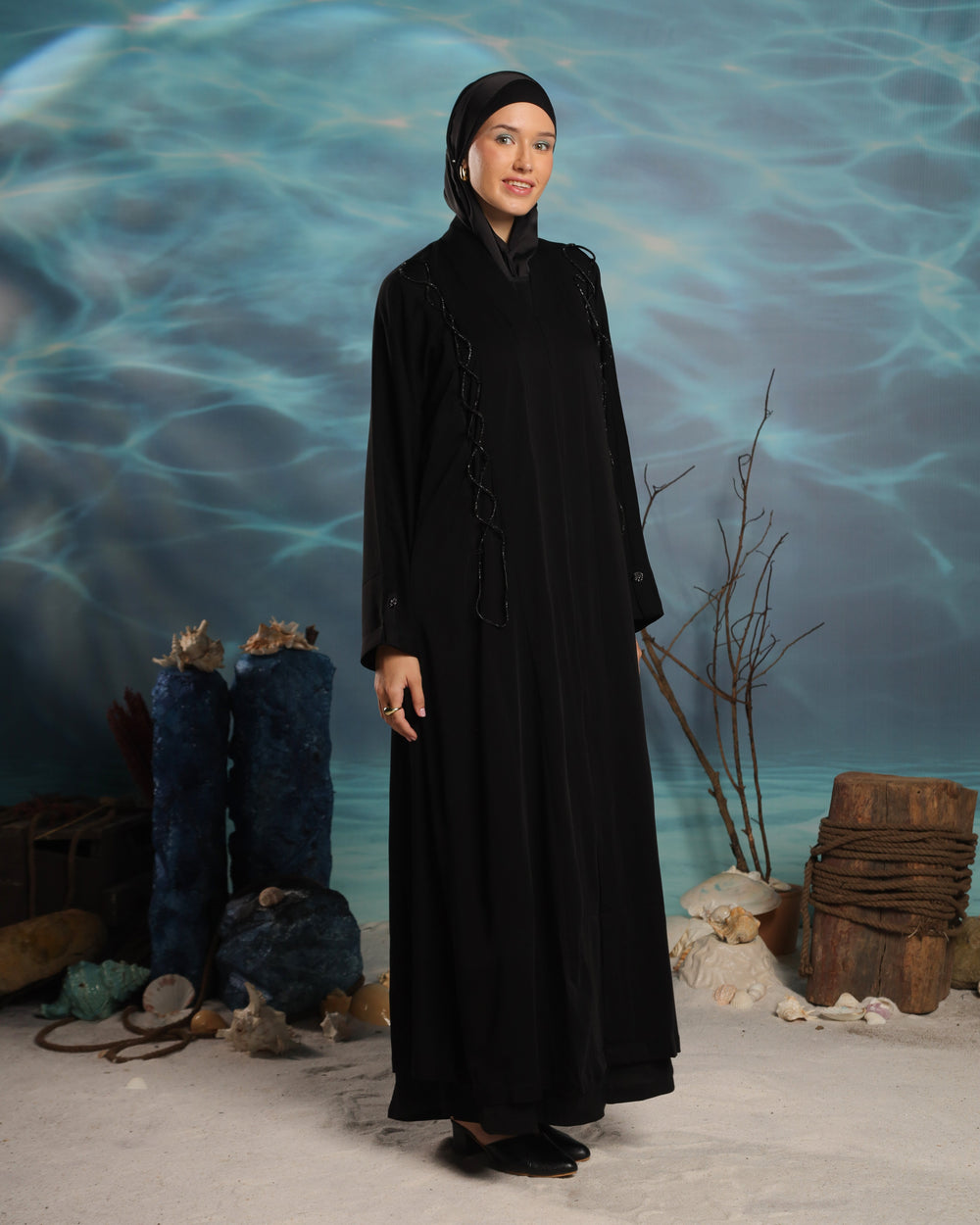 Deniz Abaya | Black