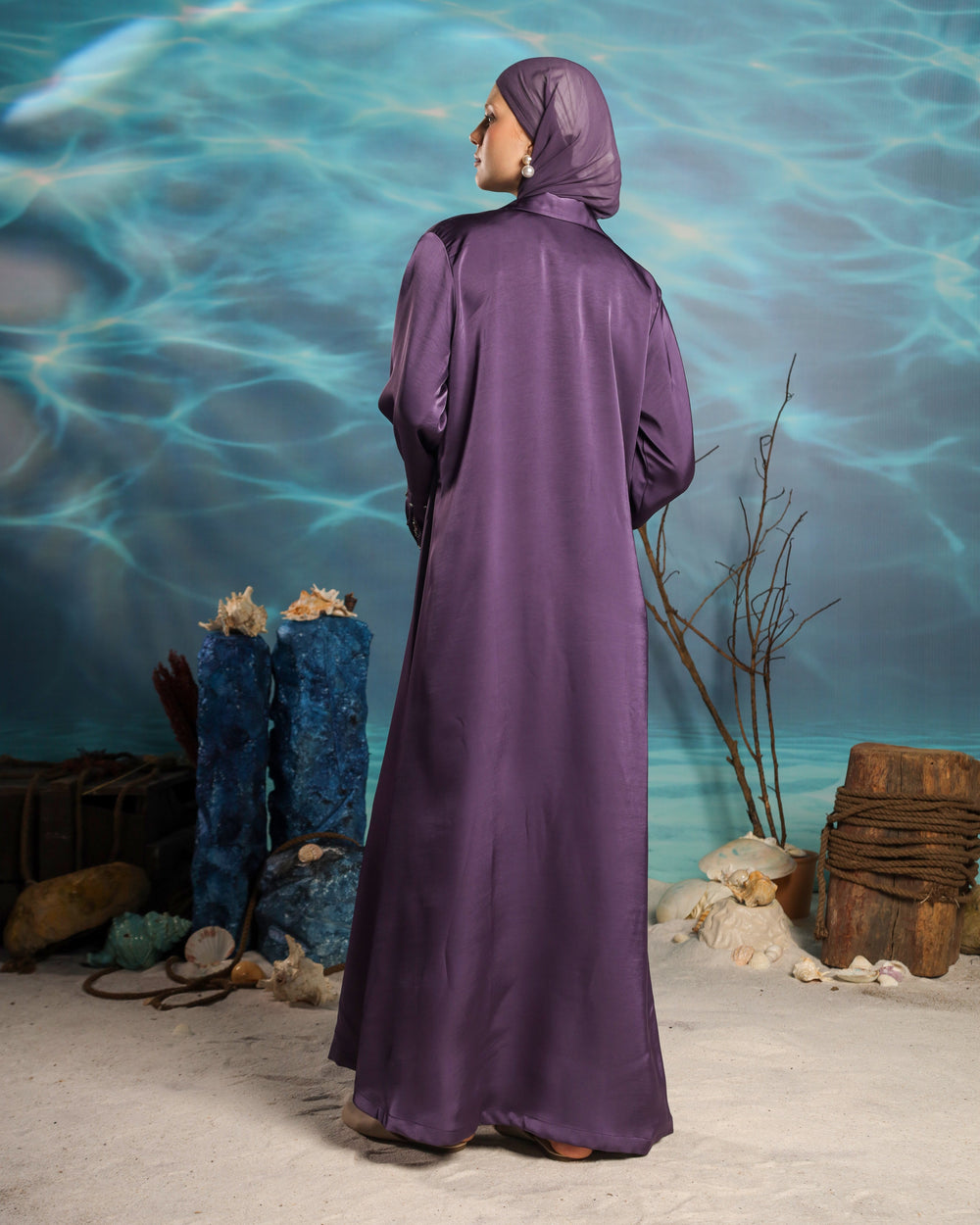 Akari Abaya | Elegant Purple