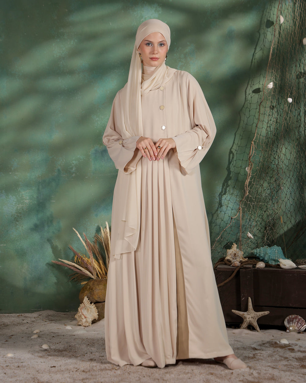 Edel Abaya | Light Beige