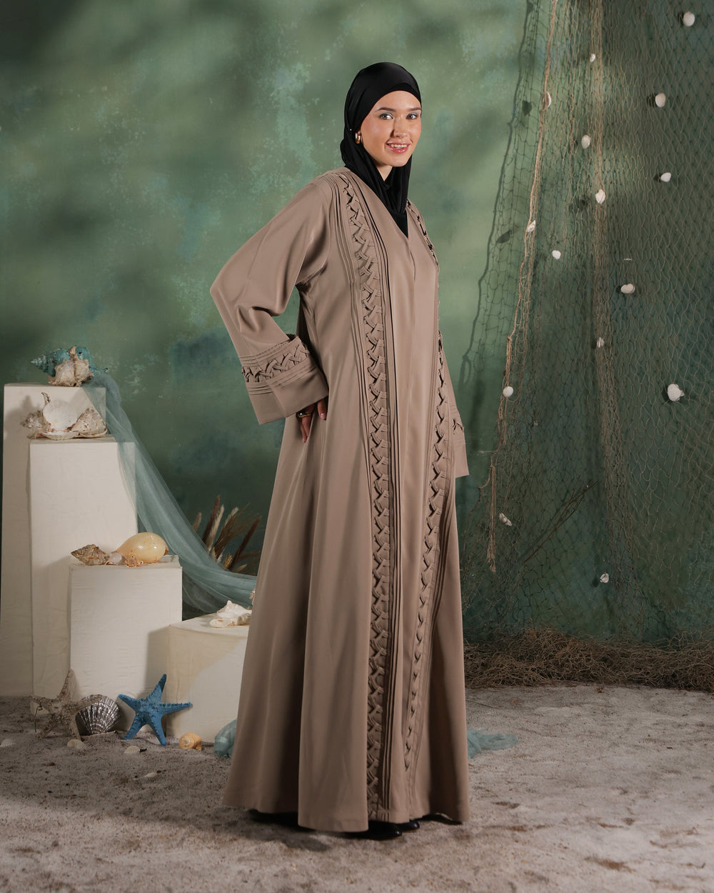 Meer Abaya | Dusty Beige