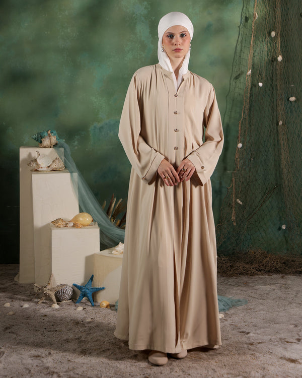 Solara Abaya | Light Beige